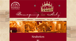 Desktop Screenshot of holzwerkstatt-weisbach.de